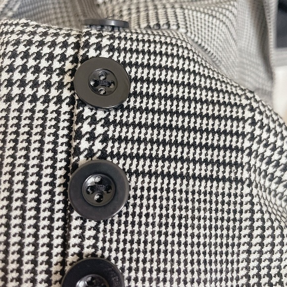 Dogtooth pattern cropped jacket - Picture 3 of 9